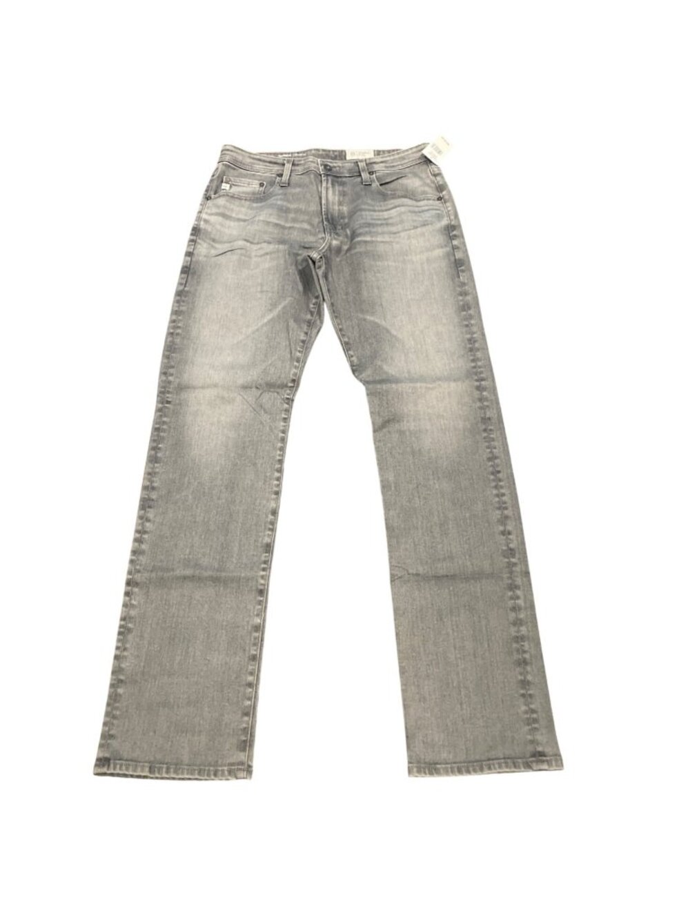 AG Graduate Tailored Jean Mens 32x32 VP City Haze Gray Wash Stretch Distressed